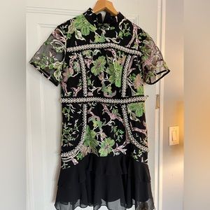 Pretty little thing beaded and embroidered party dress